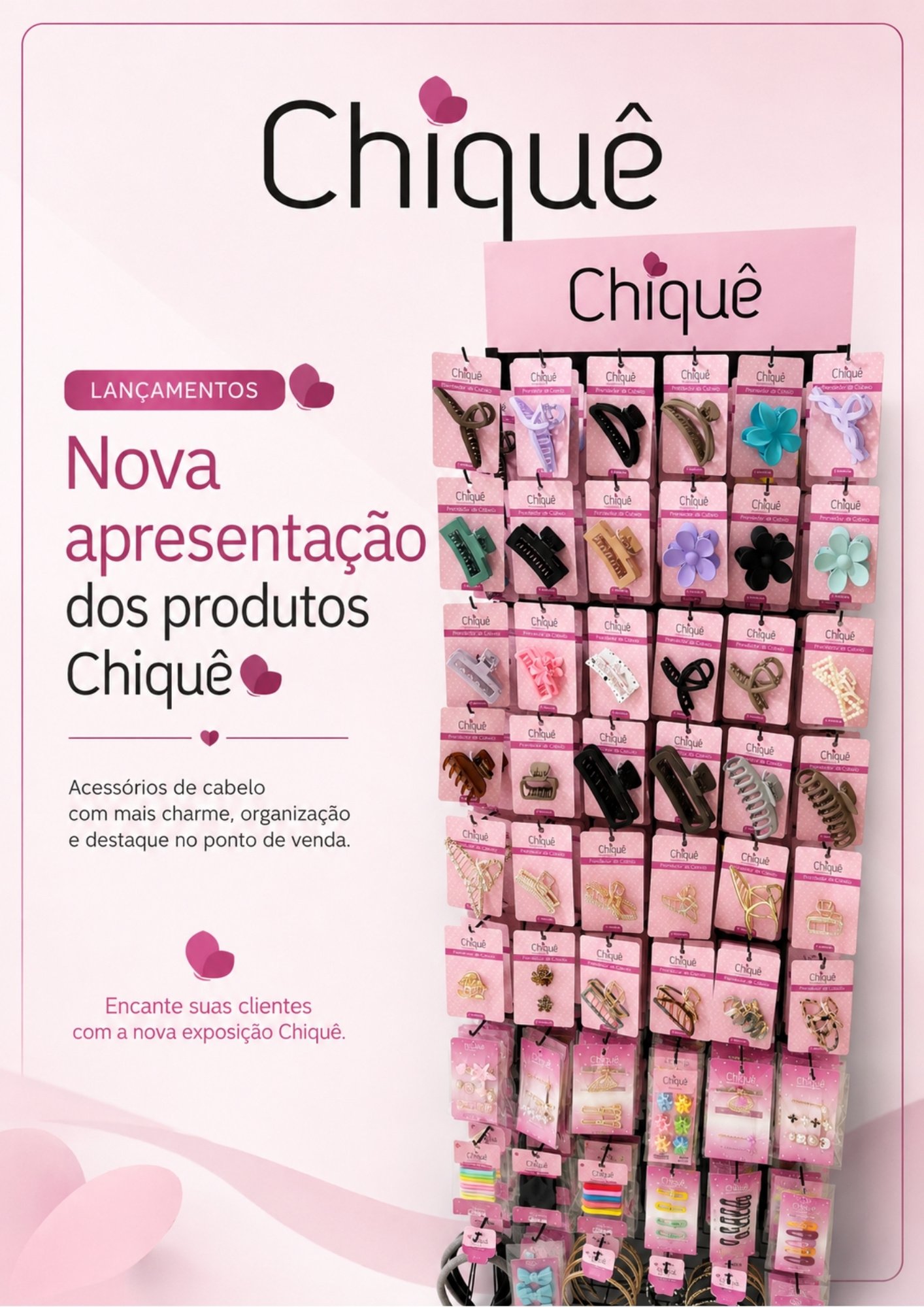 Expositor Chiquê com acessórios